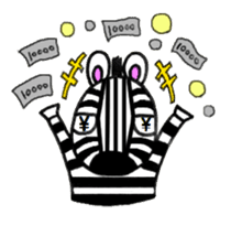 Selfishness Zibra-kun sticker #2260529