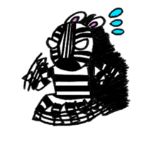 Selfishness Zibra-kun sticker #2260533
