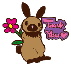 NEGIYAMA the burglar bunny sticker #2260765