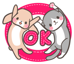 Animals with lop ears sticker #2261218