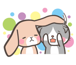 Animals with lop ears sticker #2261221