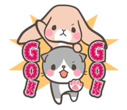 Animals with lop ears sticker #2261223