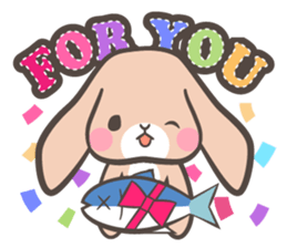 Animals with lop ears sticker #2261229