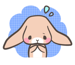Animals with lop ears sticker #2261243
