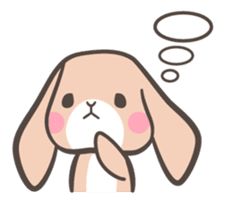 Animals with lop ears sticker #2261245