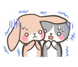 Animals with lop ears sticker #2261246