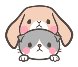 Animals with lop ears sticker #2261247