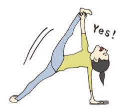 Yoga lovers Yogini stickers Vol.02 sticker #2261463