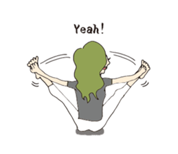 Yoga lovers Yogini stickers Vol.02 sticker #2261468