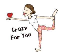 Yoga lovers Yogini stickers Vol.02 sticker #2261472