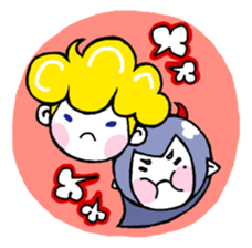 Mr.Angel and Lady Devil sticker #2261774