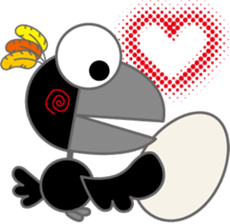 Fashionable crow part2 sticker #2262436