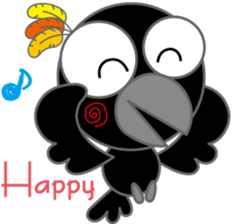 Fashionable crow part2 sticker #2262438