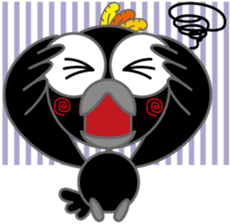 Fashionable crow part2 sticker #2262445