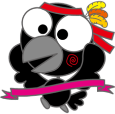 Fashionable crow part2 sticker #2262446