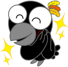 Fashionable crow part2 sticker #2262449