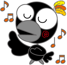 Fashionable crow part2 sticker #2262451