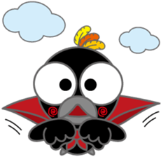 Fashionable crow part2 sticker #2262455