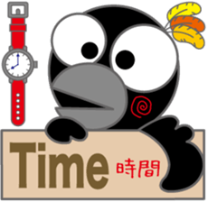 Fashionable crow part2 sticker #2262456