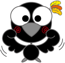 Fashionable crow part2 sticker #2262463