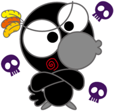 Fashionable crow part2 sticker #2262464