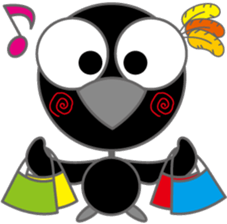 Fashionable crow part2 sticker #2262466