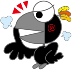 Fashionable crow part2 sticker #2262468