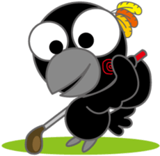 Fashionable crow part2 sticker #2262470