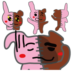 Half rabbit & Half bear by English