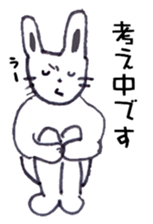 with rabbit sticker #2262977