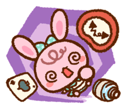 Rabbit in the fairy tales sticker #2263316