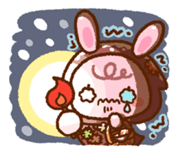 Rabbit in the fairy tales sticker #2263322