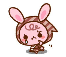 Rabbit in the fairy tales sticker #2263329