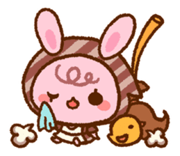 Rabbit in the fairy tales sticker #2263330