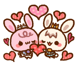 Rabbit in the fairy tales sticker #2263335
