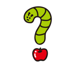 Caterpillar of adult sticker #2264076