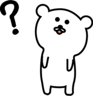 White bear of Nikomin sticker #2264360