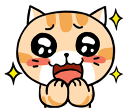 Dull Cat feeling English edition sticker #2264592