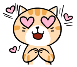 Dull Cat feeling English edition sticker #2264593