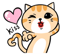 Dull Cat feeling English edition sticker #2264594