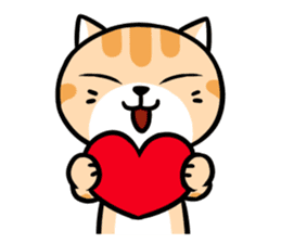 Dull Cat feeling English edition sticker #2264595