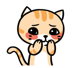 Dull Cat feeling English edition sticker #2264596