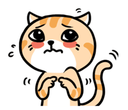 Dull Cat feeling English edition sticker #2264597