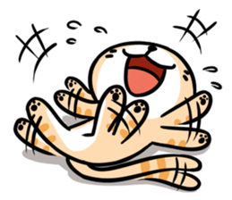 Dull Cat feeling English edition sticker #2264598