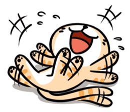 Dull Cat feeling English edition sticker #2264598