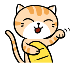 Dull Cat feeling English edition sticker #2264602