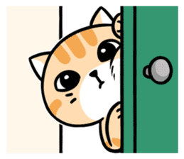 Dull Cat feeling English edition sticker #2264603