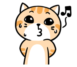 Dull Cat feeling English edition sticker #2264605