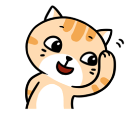 Dull Cat feeling English edition sticker #2264606