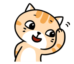 Dull Cat feeling English edition sticker #2264606